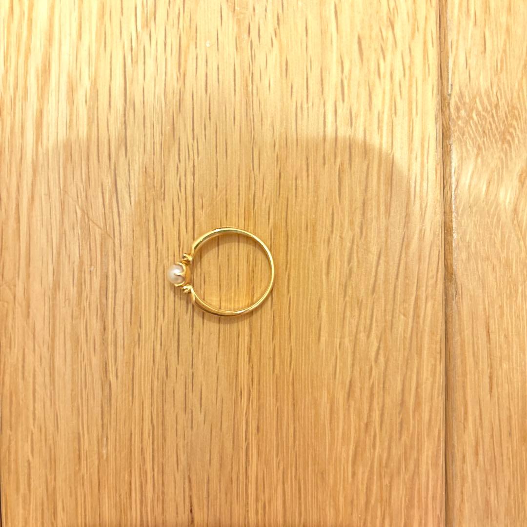 4°Cパールダイヤモンドリング