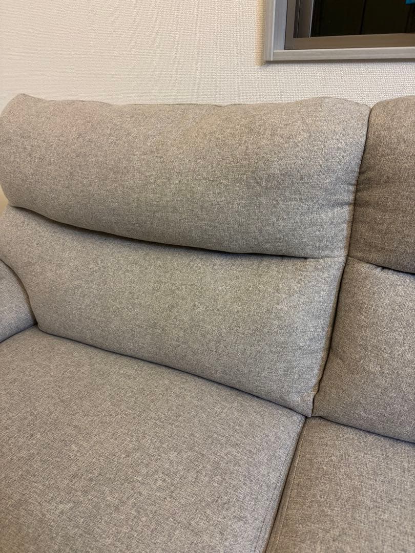 ニトリ　3人掛け布張りソファ(MK02 KD MO)