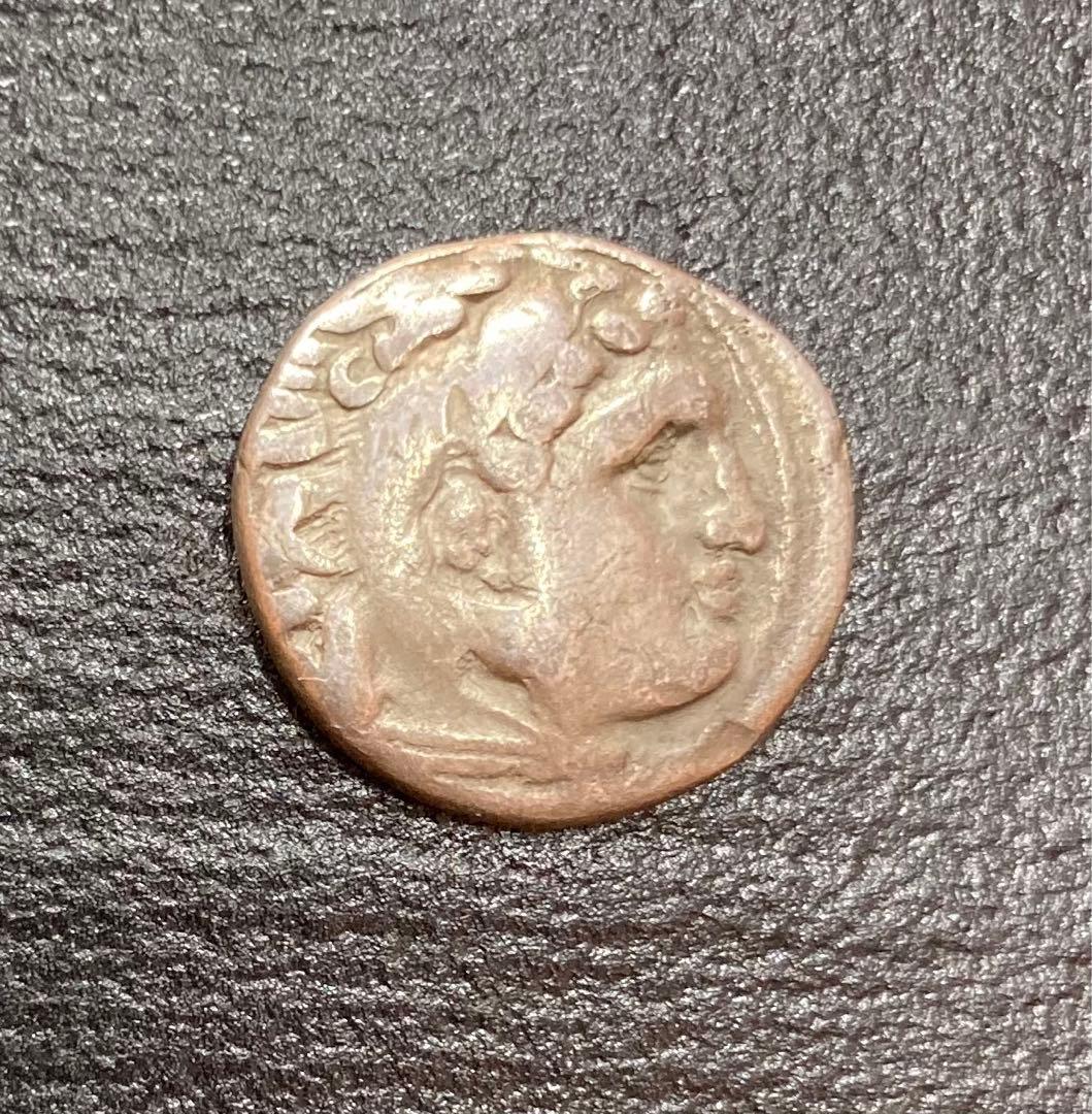 【新春価格】古代ギリシャ　アレクサンダー大王　ドラクマ銀貨/ローマ　デナリウス