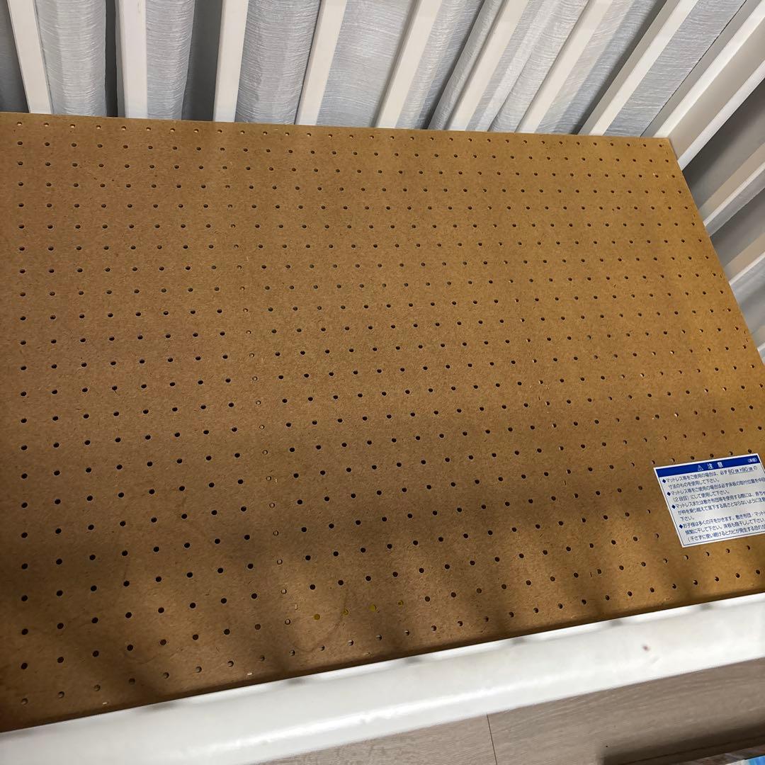 KATOJI カトージ　ミニベッド ホワイト 60x90cm キャスター付き