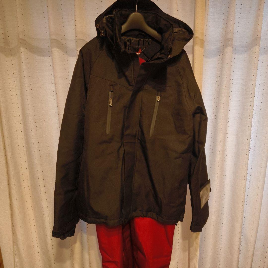 PONTAPES 防水フード付きジャケット Lサイズ ブラック