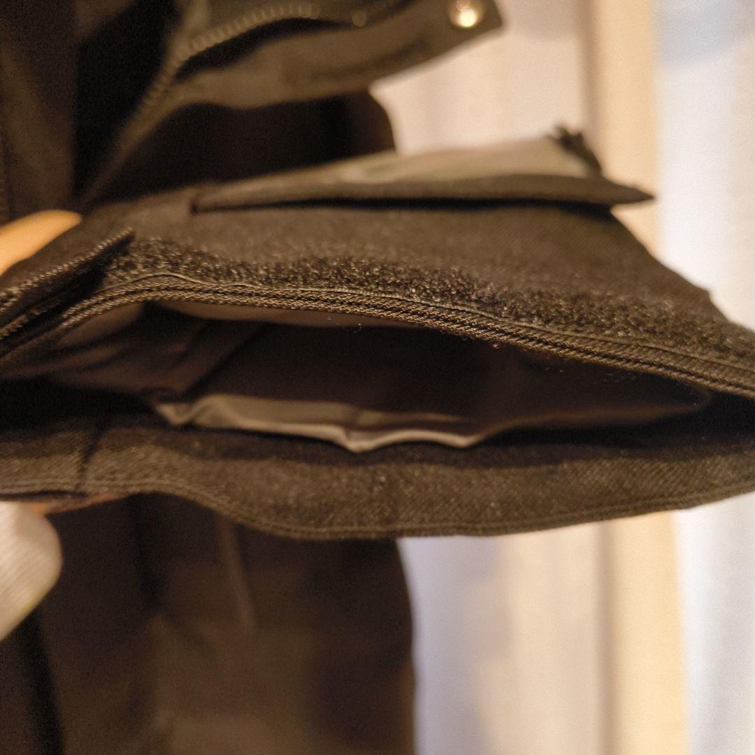 PONTAPES 防水フード付きジャケット Lサイズ ブラック