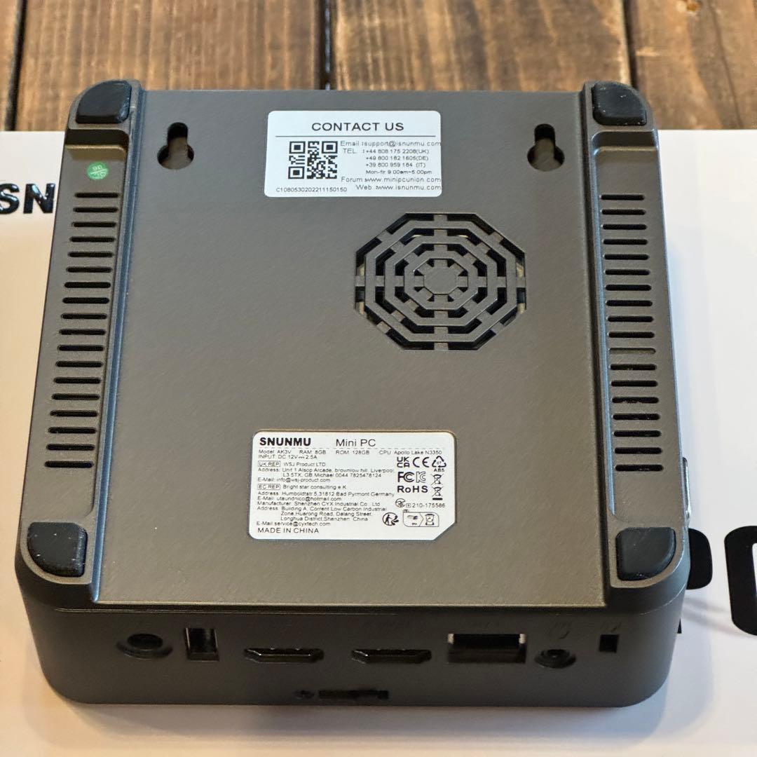 ミニPC SNUNMU SAK3-8-128