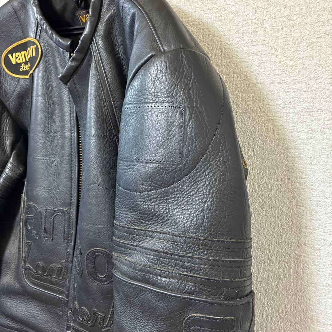 vanson レザー シングルライダースジャケット