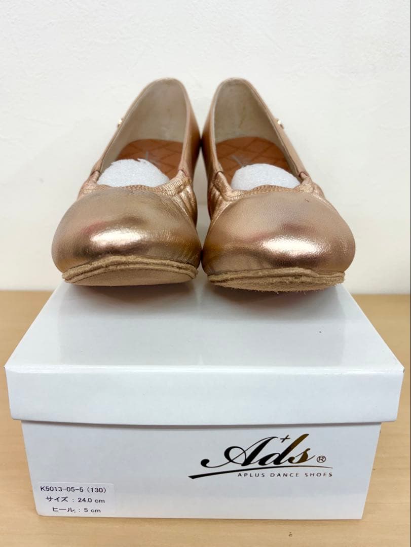 新品【難あり特価】Ads 社交ダンスシューズ 24.0cm 極 K5013-05