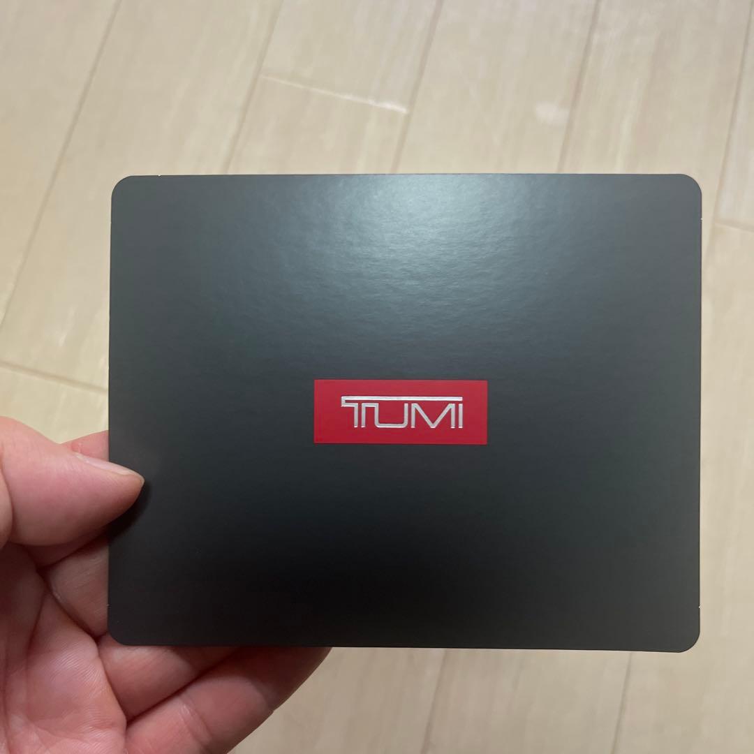 専用布製ケース付き　完全未使用　TUMI ブラック ビジネスバッグ(リュック式