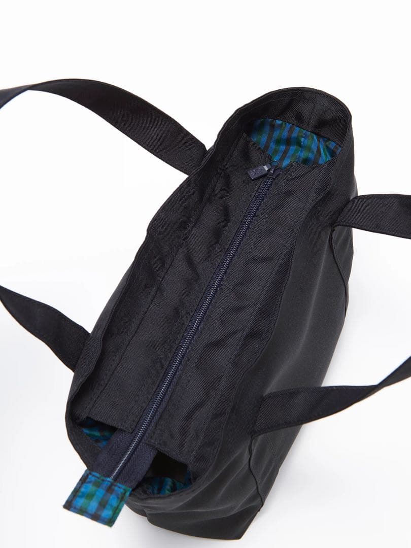 ファミリア　クマ刺繍 ブラック トートバッグ