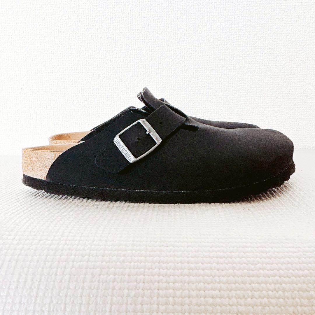 未使用✨ビルケンシュトック ボストン ヴィーガン EU38/24cm ブラック