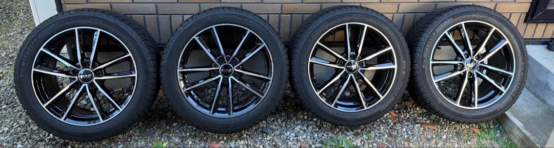 ④メルセデスE300用245/45 R18 ミシュランスタッドレスMAKホイール