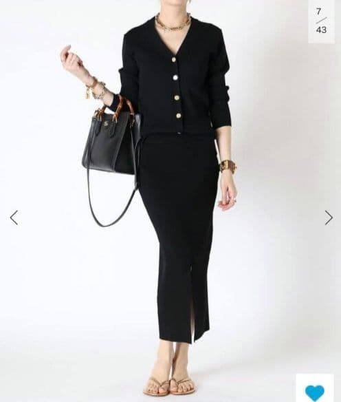 【Deuxieme Classe】Diner B RIB スカート サイズ38