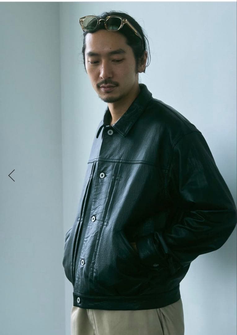 【2025モデル】ジャーナルスタンダードMサイズ ラムレザートラッカージャケット