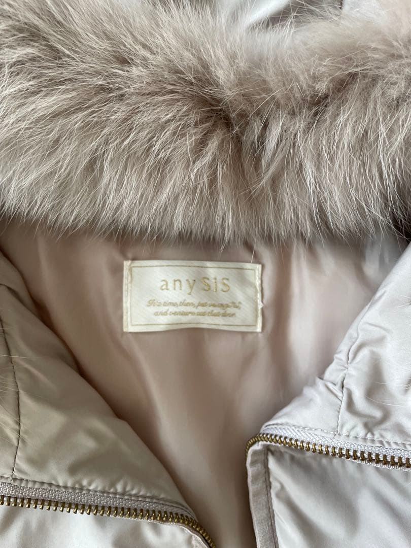 ✨美品✨エニィスィス【撥水加工】2WAYピーチショート ダウンコート サイズ2