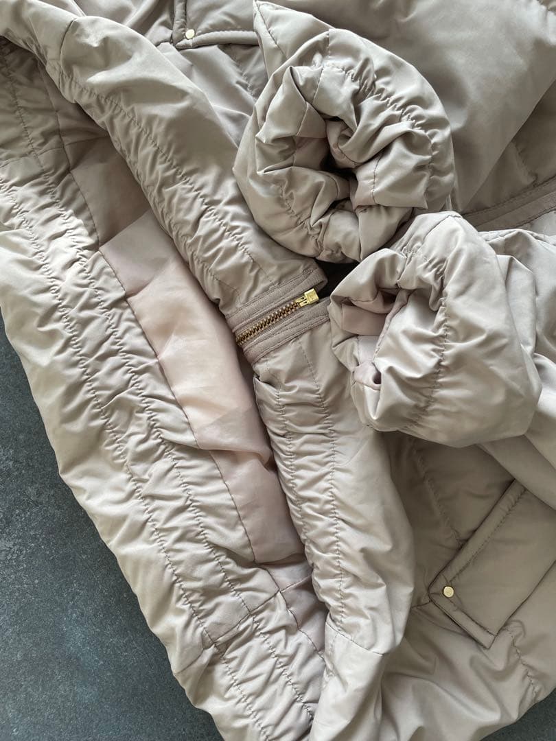 ✨美品✨エニィスィス【撥水加工】2WAYピーチショート ダウンコート サイズ2