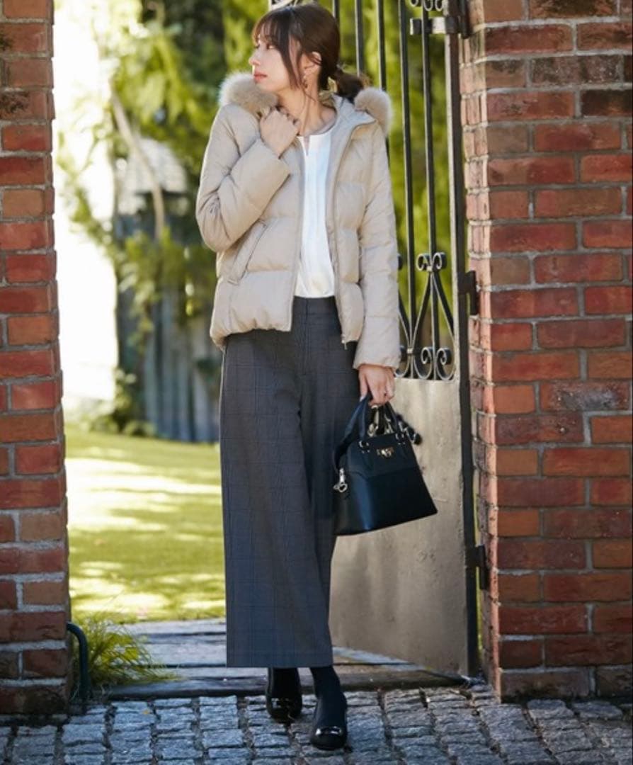 ✨美品✨エニィスィス【撥水加工】2WAYピーチショート ダウンコート サイズ2