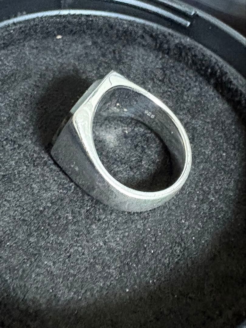 TOMWOOD Cushion Black Larvikite 58 約18号