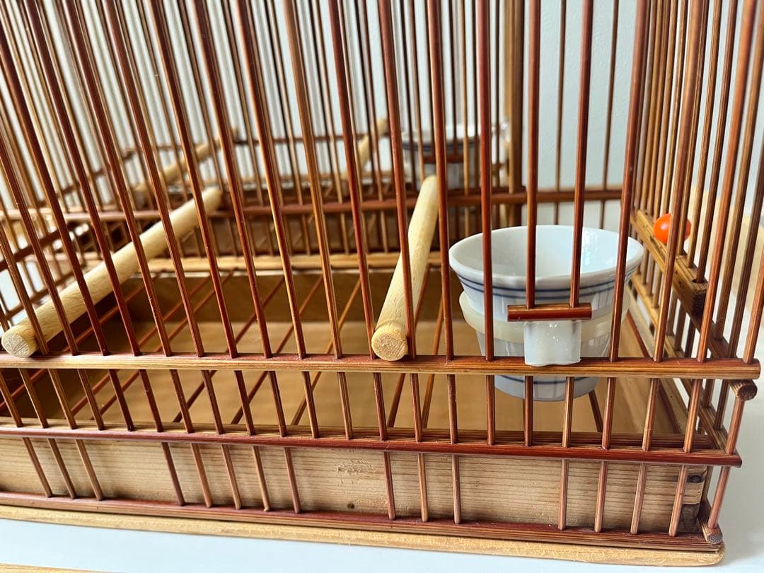 山一竹籠　メジロ籠