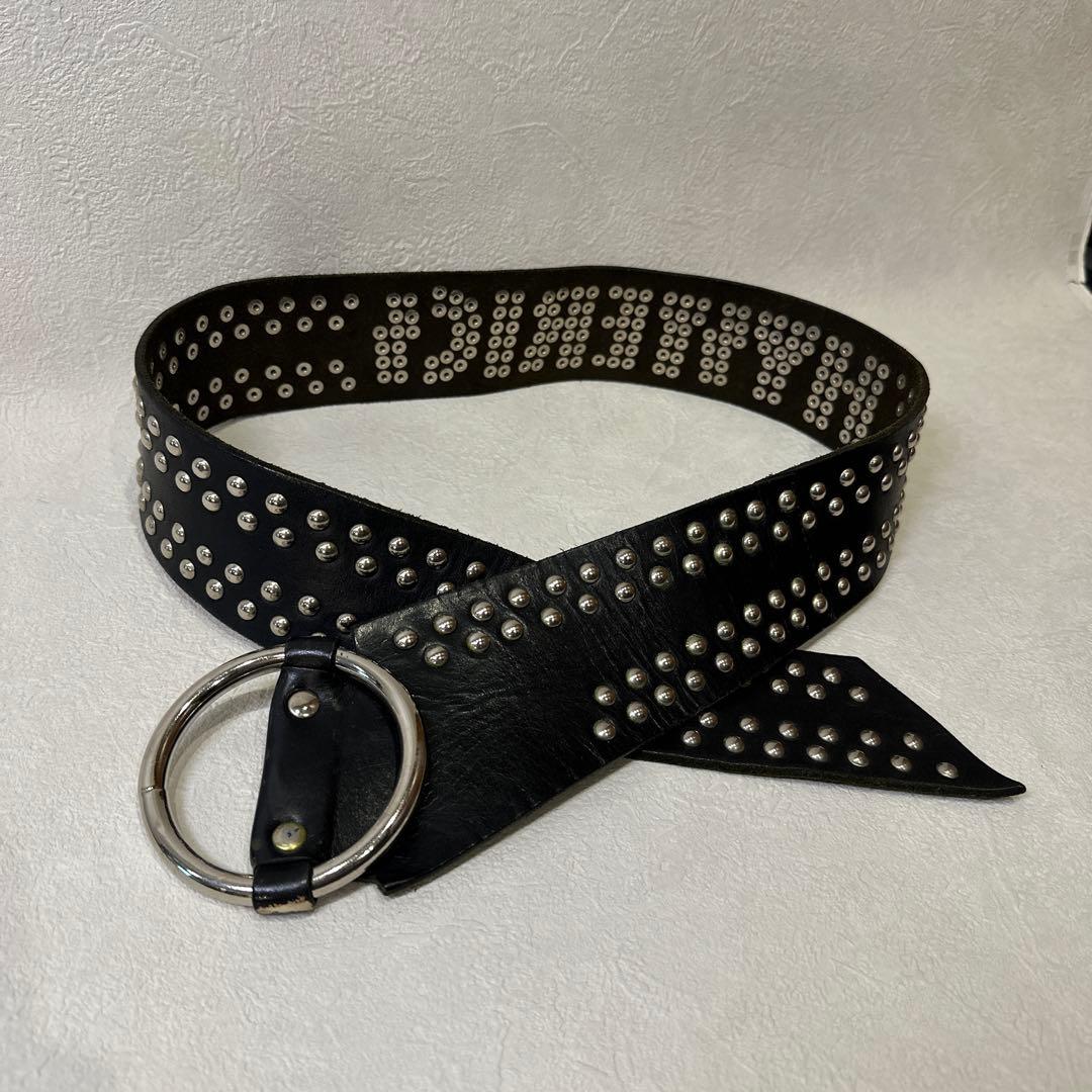 小物 HYSTERIC GLAMOUR archive studs belt Y2K
