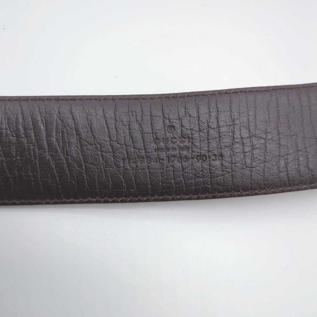 【人気モデル・良品】グッチ☆ベルト インターロッキング GG柄 スプリーム