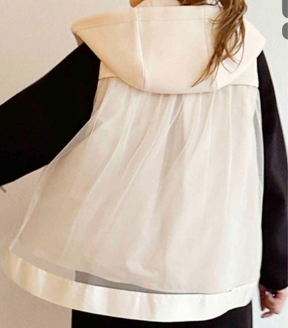 LUGIVAルギヴァ♪ バックフレアダンボールベスト　モチモチ素材