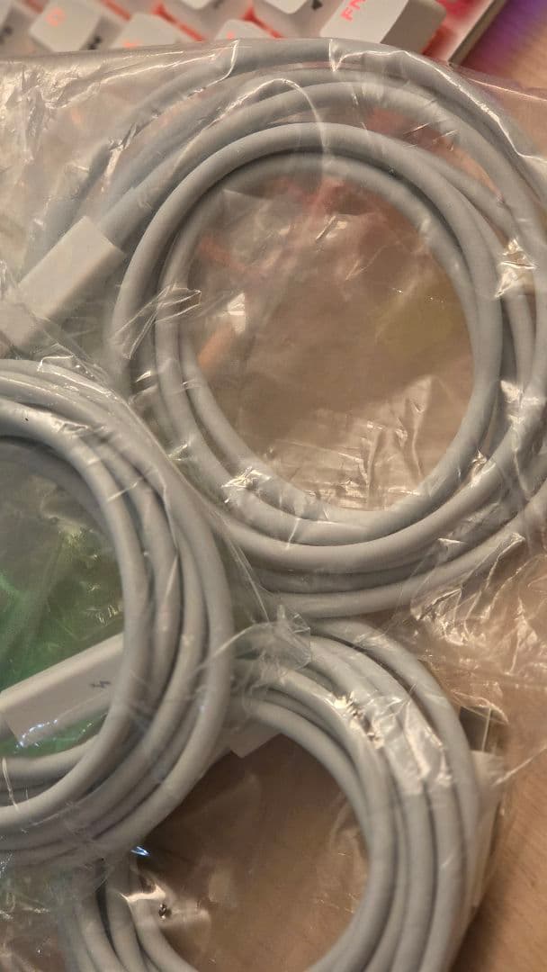 ３点セットほぼ新品apple Thunderbolt 2 ケーブル純正品　2m