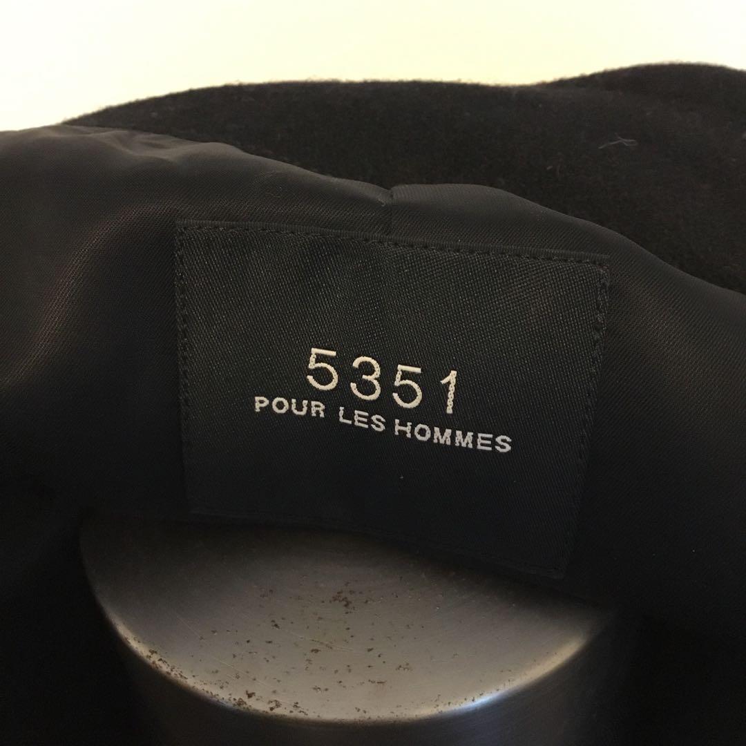 5351 POUR LES HOMMES ブラックコート