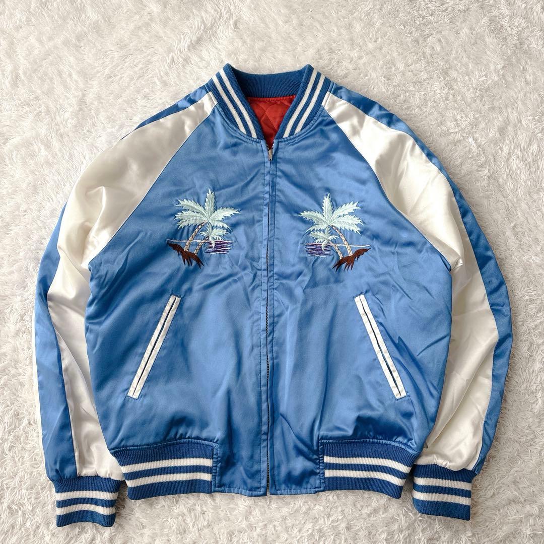 HOSHIHIME スカジャン Aloha Hawaii 赤裏 サテン 日本製