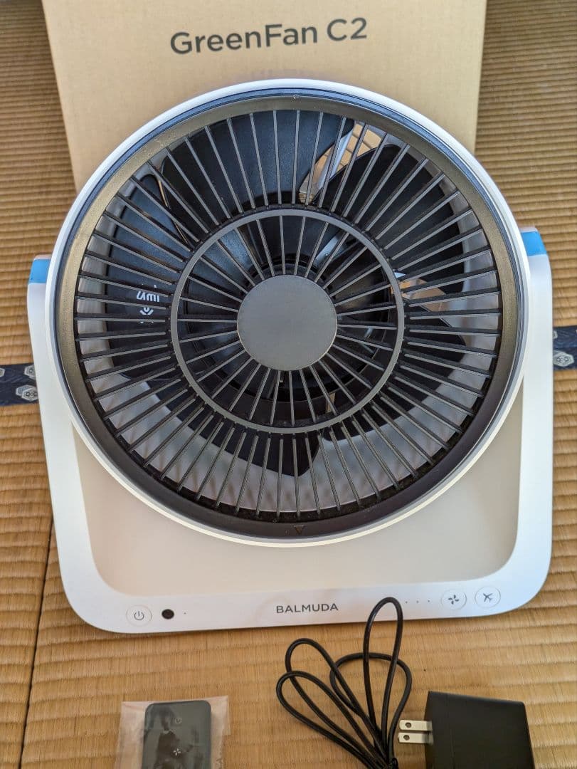 美品 バルミューダ サーキュレータGreenFan C2リモコン付 2021年製