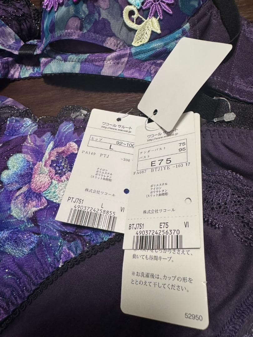 サルート E75×L ブラジャーショーツ 51G