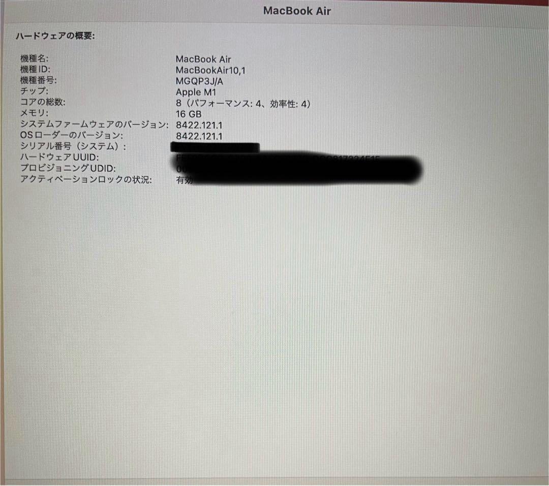 MacBook Air 1TBゴールド 13インチ