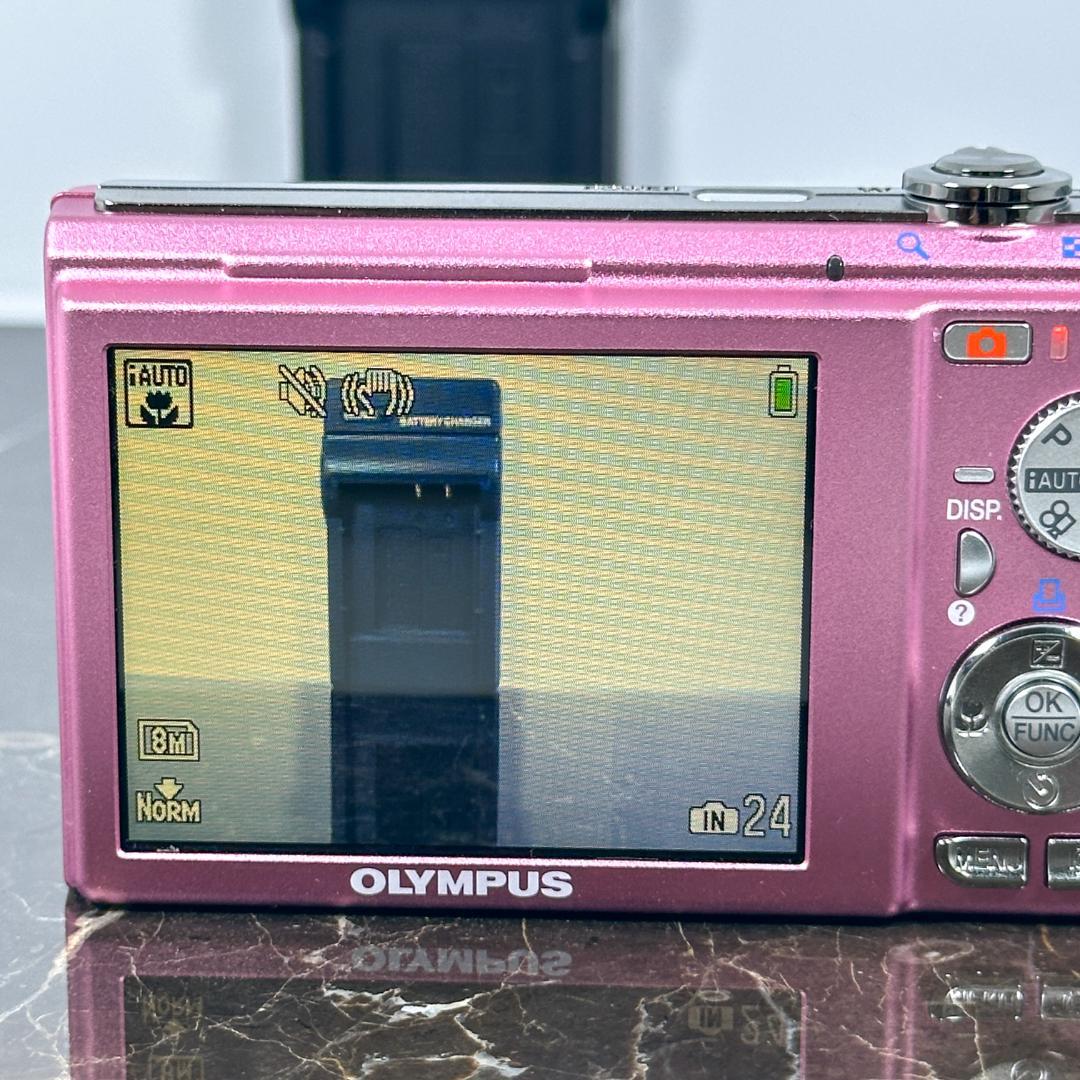 OLYMPUS FE-370 ピンク　コンパクトデジタルカメラ