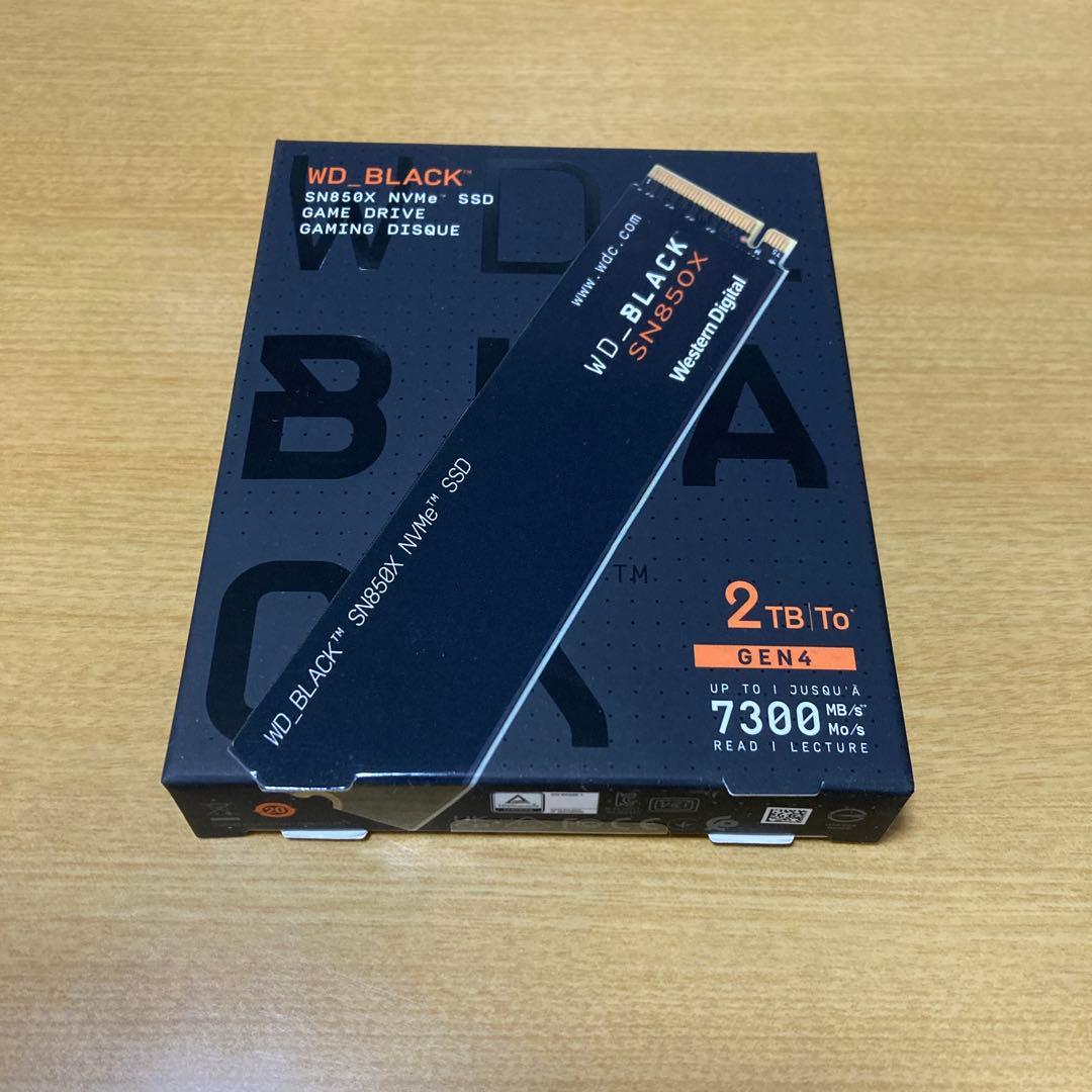 内蔵型SSD WD_BLACK SN850X NVMe SSD 2TB