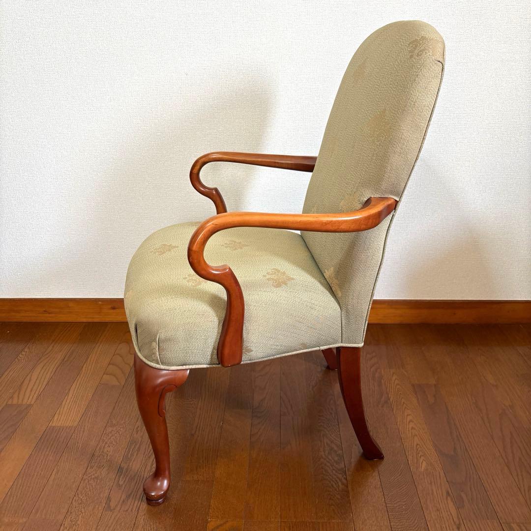 出品6/20まで【良品】ETHAN ALLEN 猫脚 アームチェア ヴィンテージ