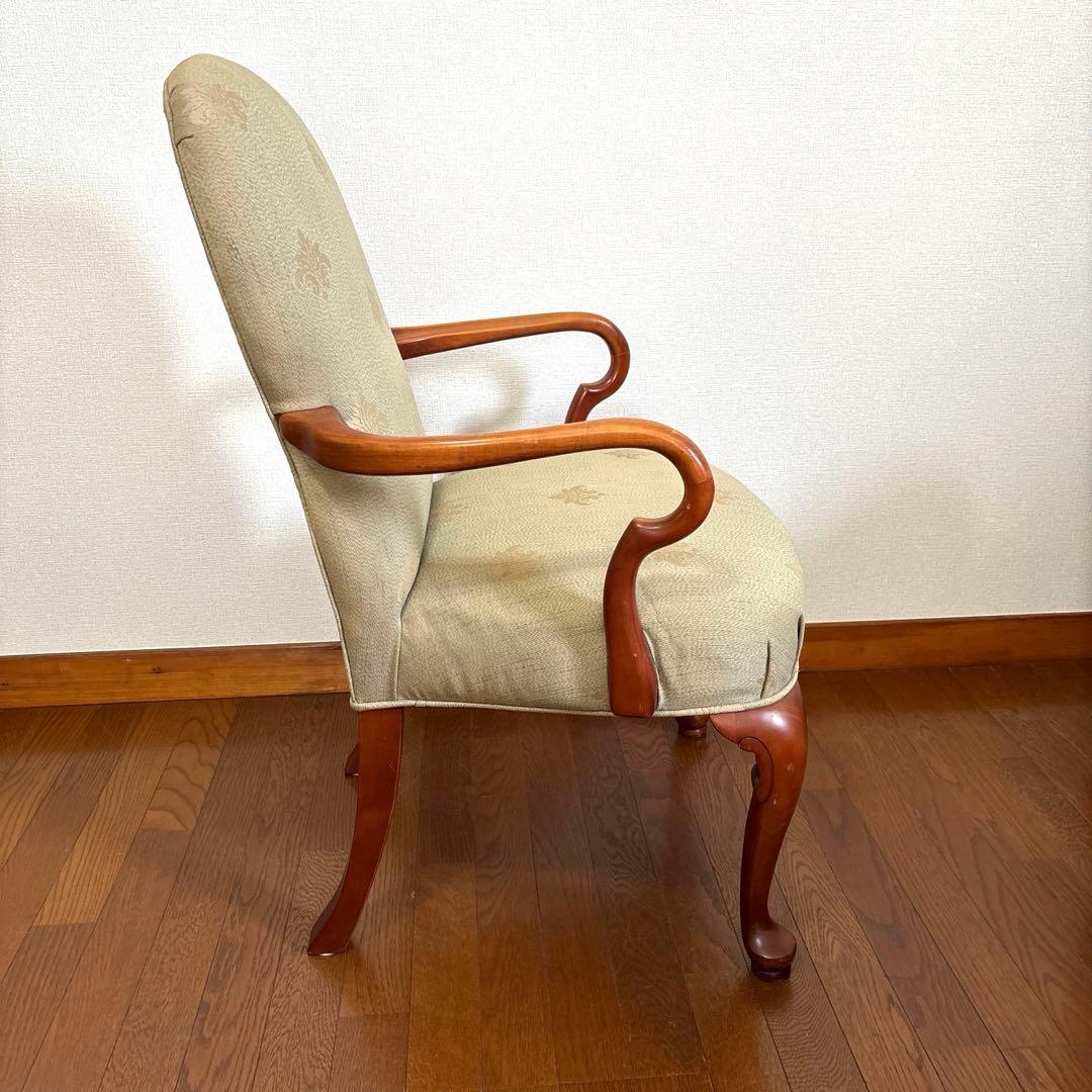 出品6/20まで【良品】ETHAN ALLEN 猫脚 アームチェア ヴィンテージ