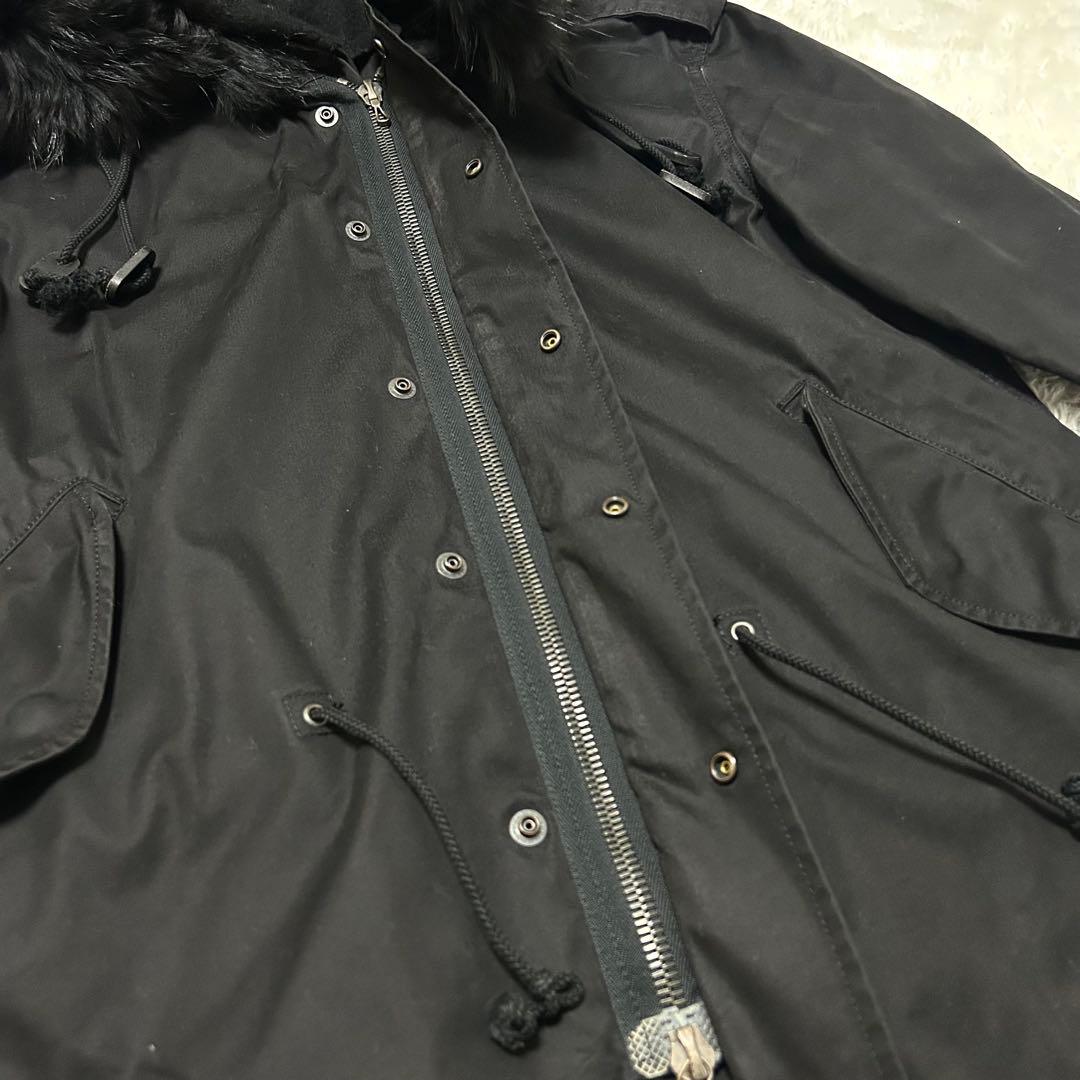 希少　ATTACHMENT アタッチメント　モッズコート　M-51 ブラック　2