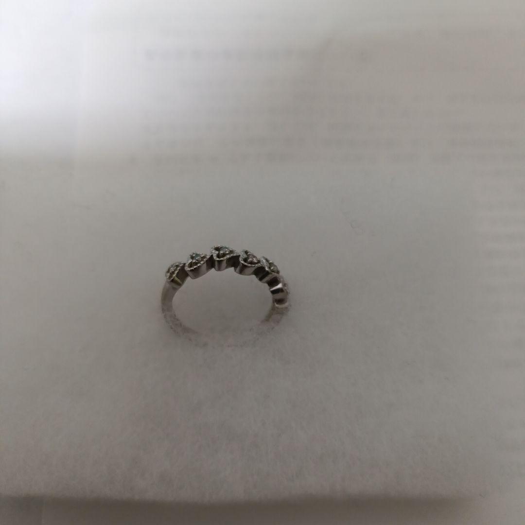 シルバー ハート型リング7号