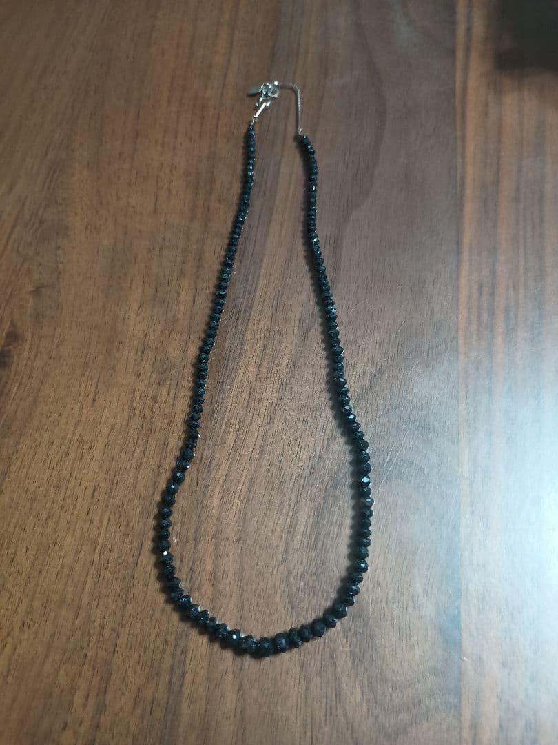 ブラックダイヤモンド ネックレス 2本まとめ売り