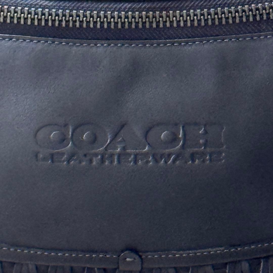 ☆COACH☆ ダークブルー ボディバッグ　メンズ&レディース