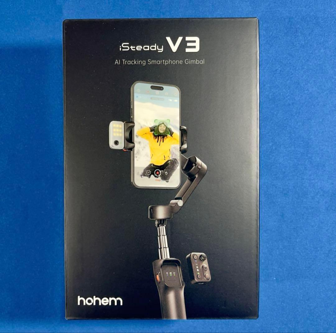 hohem V3 スマホジンバル3軸ポータブルスタビライザー AIトラッカー三脚