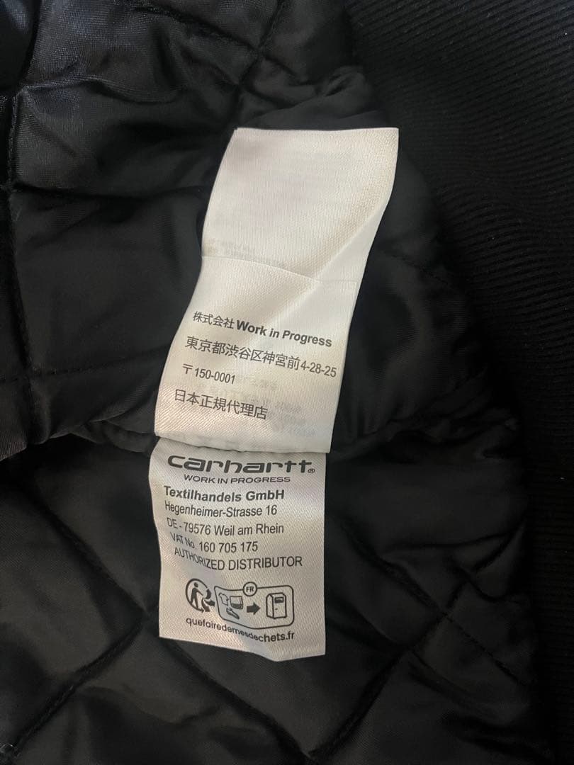 完売 Carhartt Active Jacket Black Canvas L