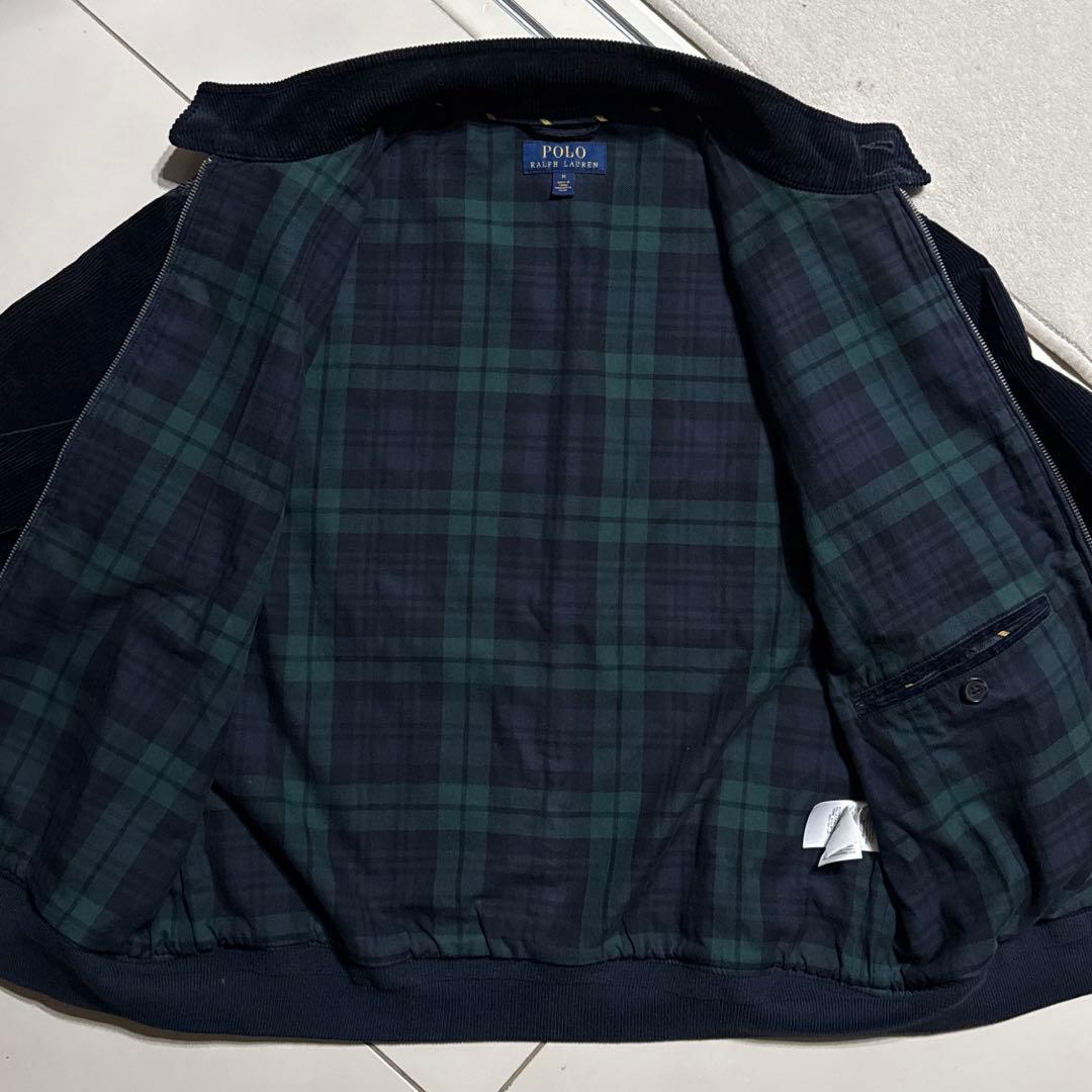 ポロラルフローレン ハリントンジャケット コーデュロイ Mサイズ ネイビー