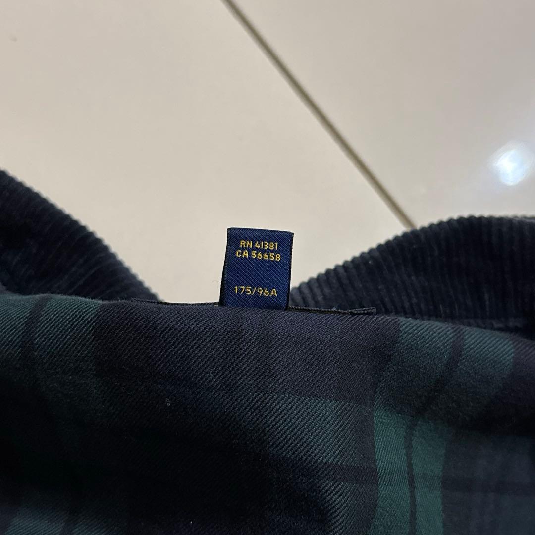 ポロラルフローレン ハリントンジャケット コーデュロイ Mサイズ ネイビー