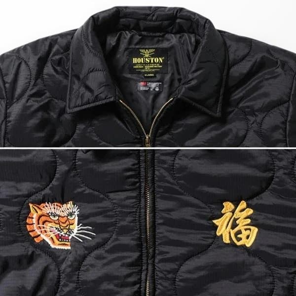 HOUSTON ベトジャン TIGER柄 51379 M BK