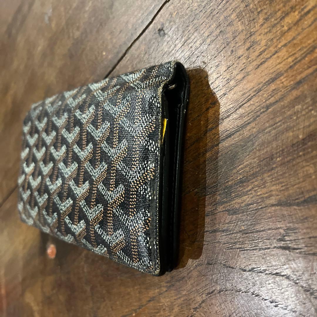 Goyard 長財布 ブラックブラウン