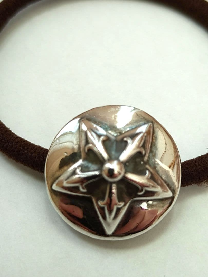 CHROMEHEARTS スター コンチョ ヘアゴム シルバー クロムハーツ