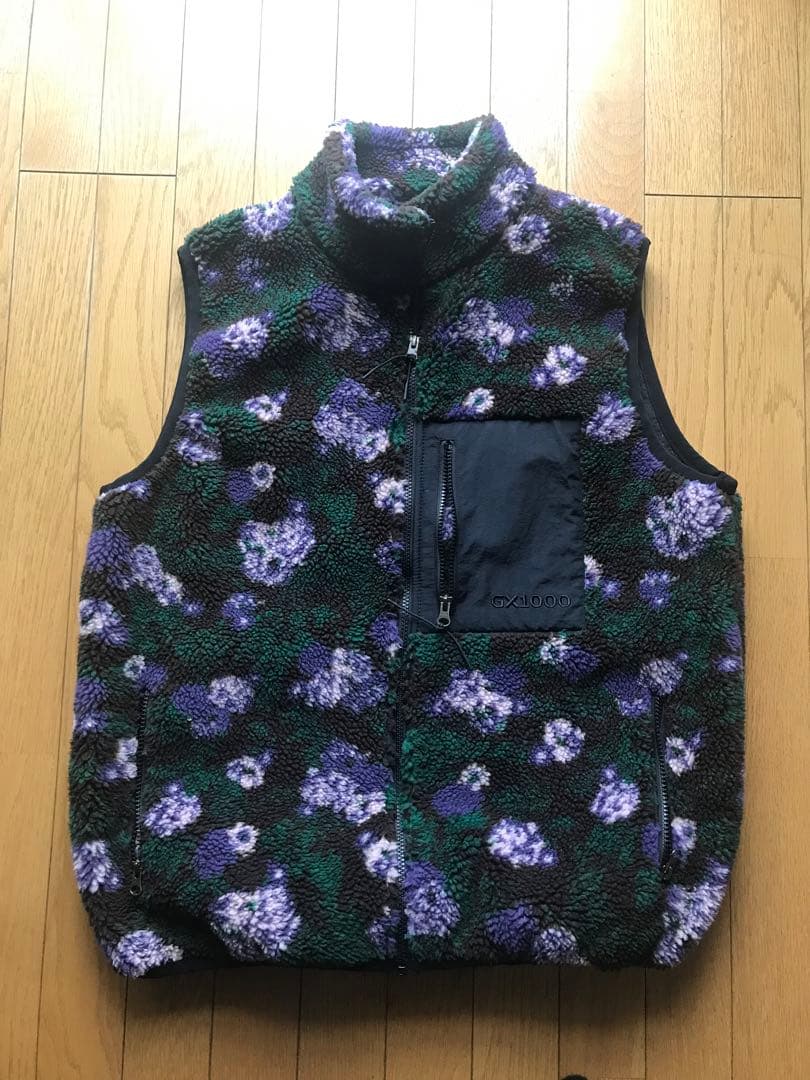 トップス GX1000 SHERPA VEST / FLORAL