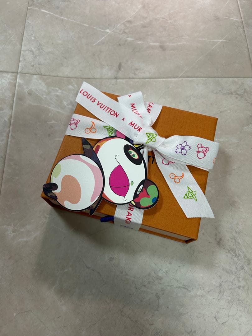 Louis Vuitton モノグラムシュシュ ブラック・マルチカラー 村上隆