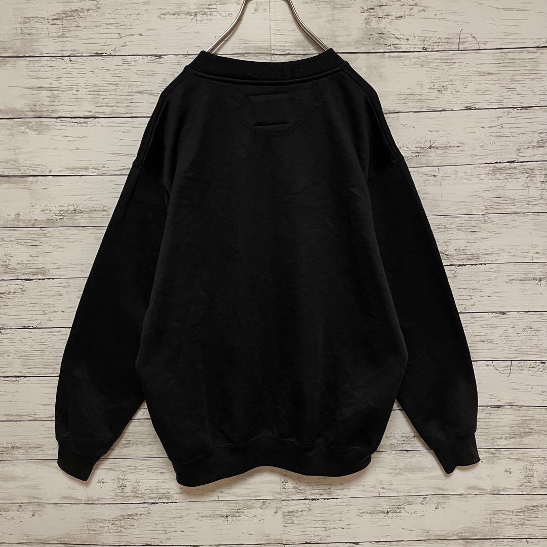 926【人気Lサイズ】ナイキ♤刺繍ビッグロゴ　90s 銀タグ　スウェット　希少