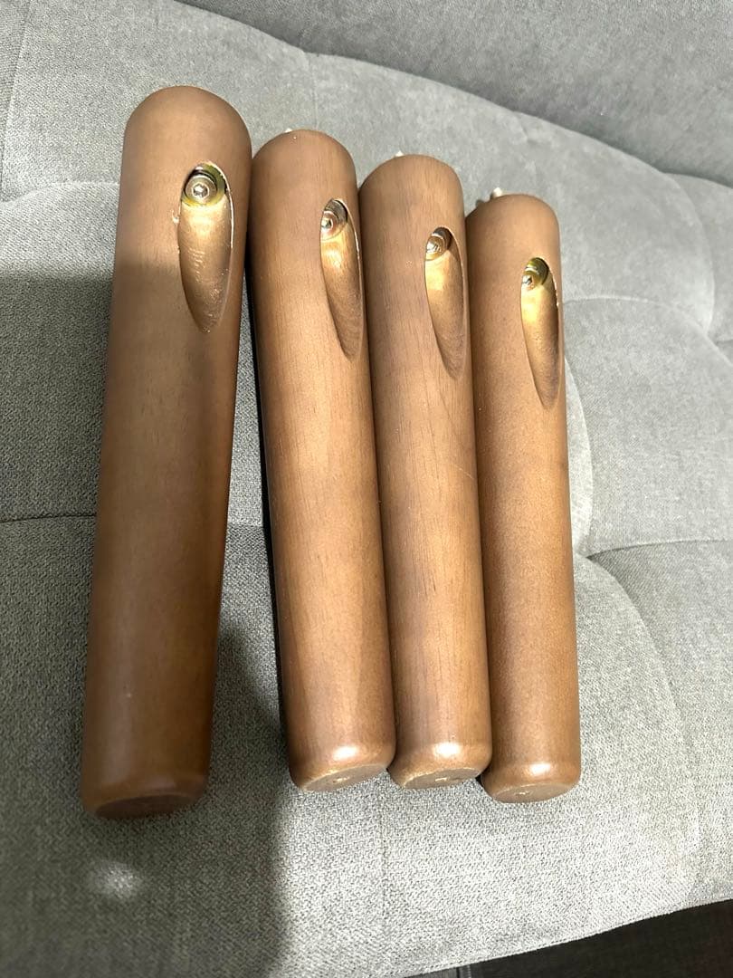 ミルドソファ2人掛け 北欧 ファブリック 2P 天然木 ロータイプ布張り グレー