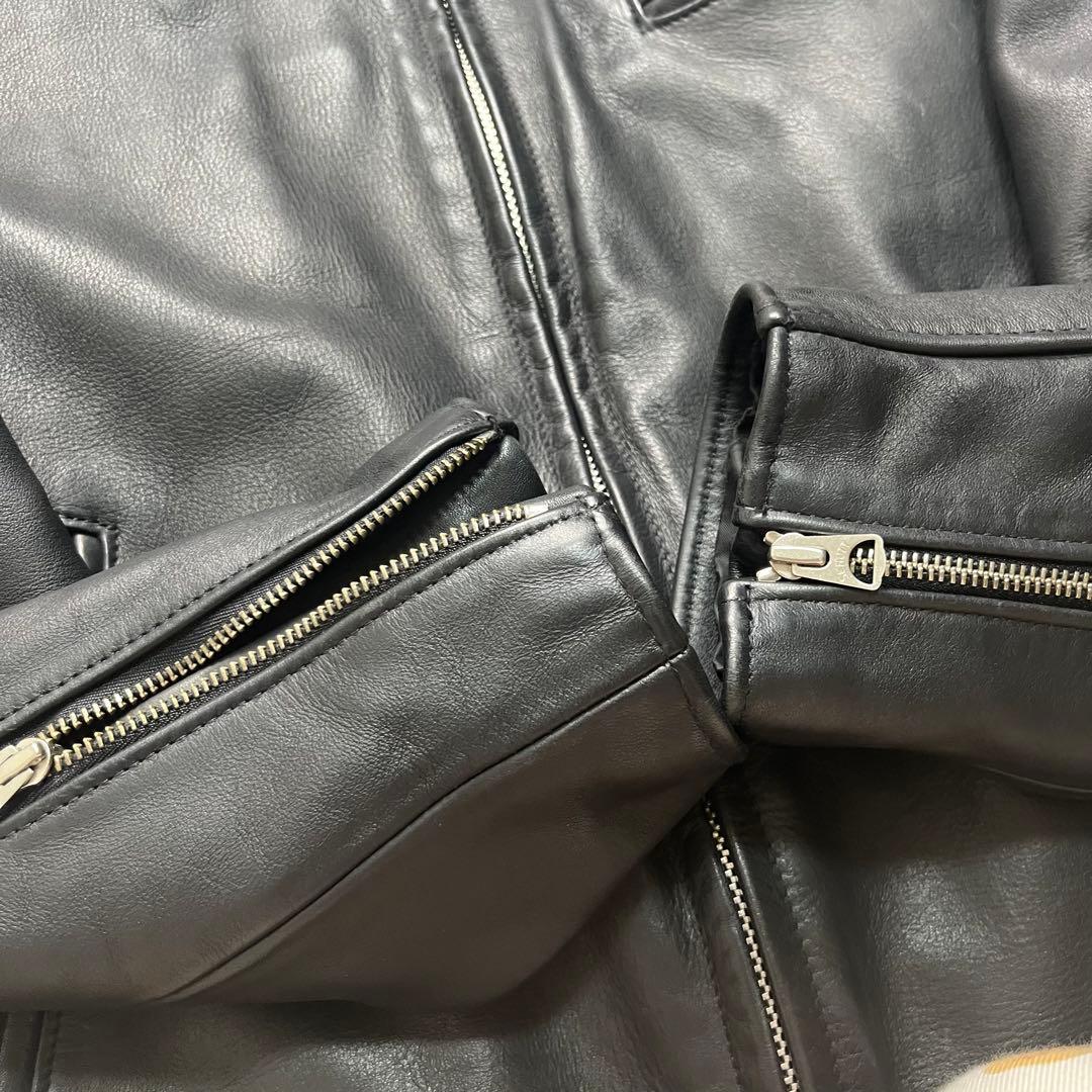 な*な様 46size/外観美品✨【米国製】schott シングルライダース 6