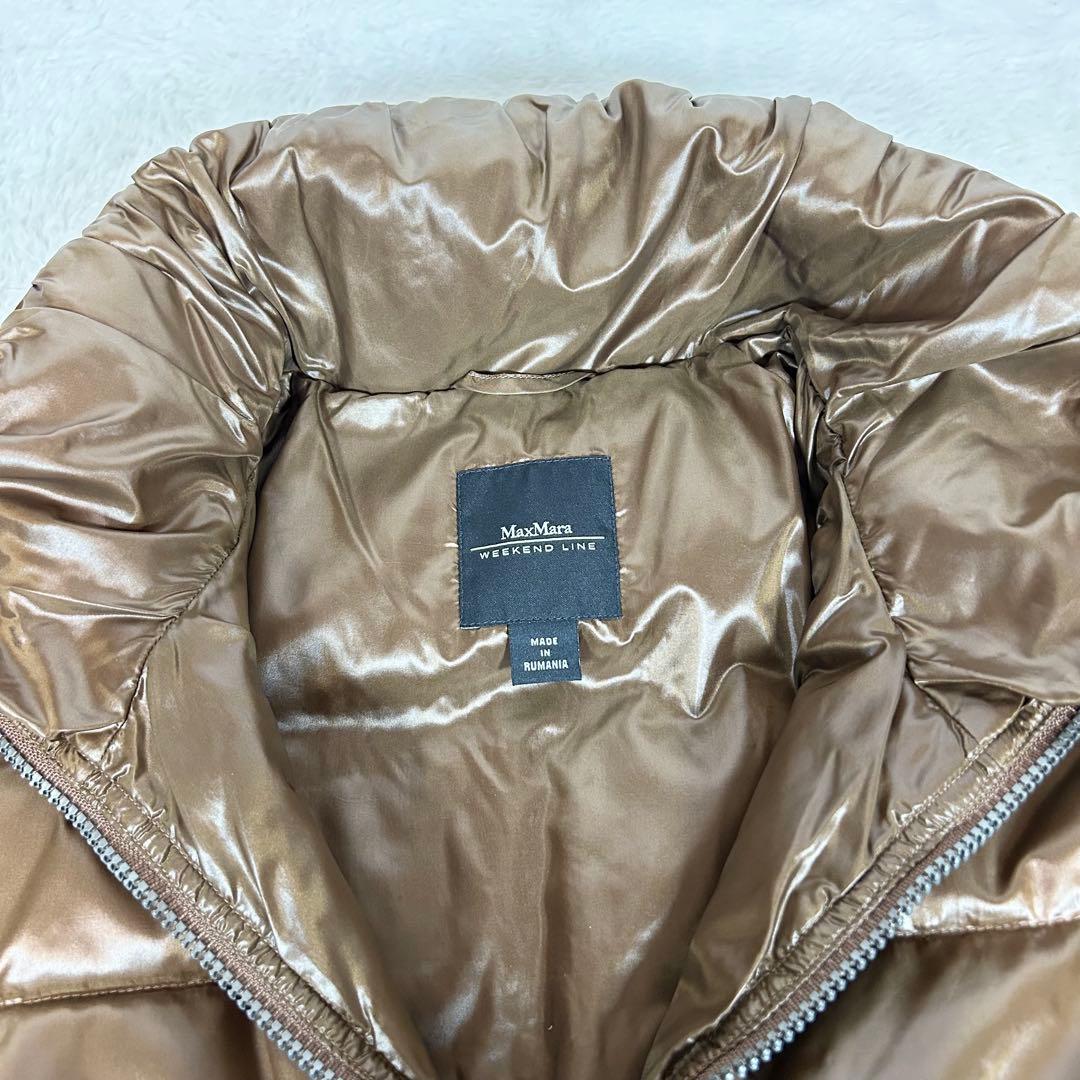 美品❗️Weekend Max Mara ライトダウンジャケット　ブラウン　軽量